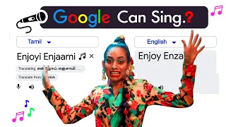 Google Translate Sings ENJOYI ENJAAMI cover 🎧 | GOOGLE Singing 🎤😂  | Aju Akay | Google Trends
