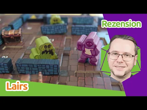 Lairs - Dungeon Builder & Dungeon Crawler mit Mind Game für Zwei - Brettspiel-Rezension | staygeeky