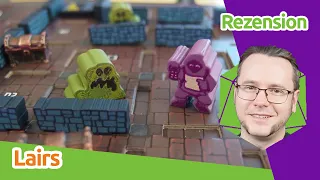 Lairs - Dungeon Builder & Dungeon Crawler mit Mind Game für Zwei - Brettspiel-Rezension | staygeeky