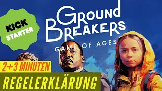 Groundbreakers Regeln Anleitung Regelvideo - Kickstarter Kartenspiel