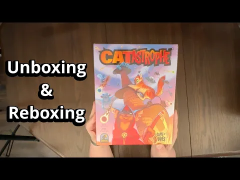 CATastrophe: a game of 9 lives - Board Game Unboxing and Reboxing - What's in the Box?