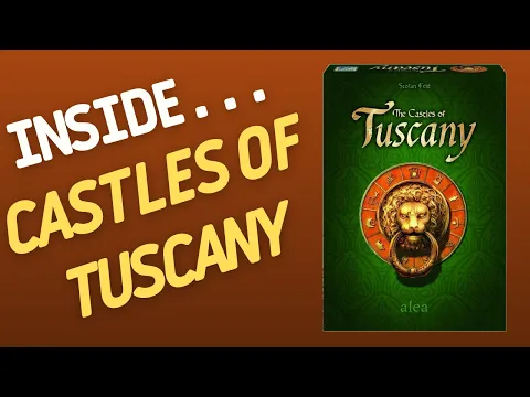 Inside…The Castles of Tuscany from Ravensburger / Stefen Feld (4K 60fps)
