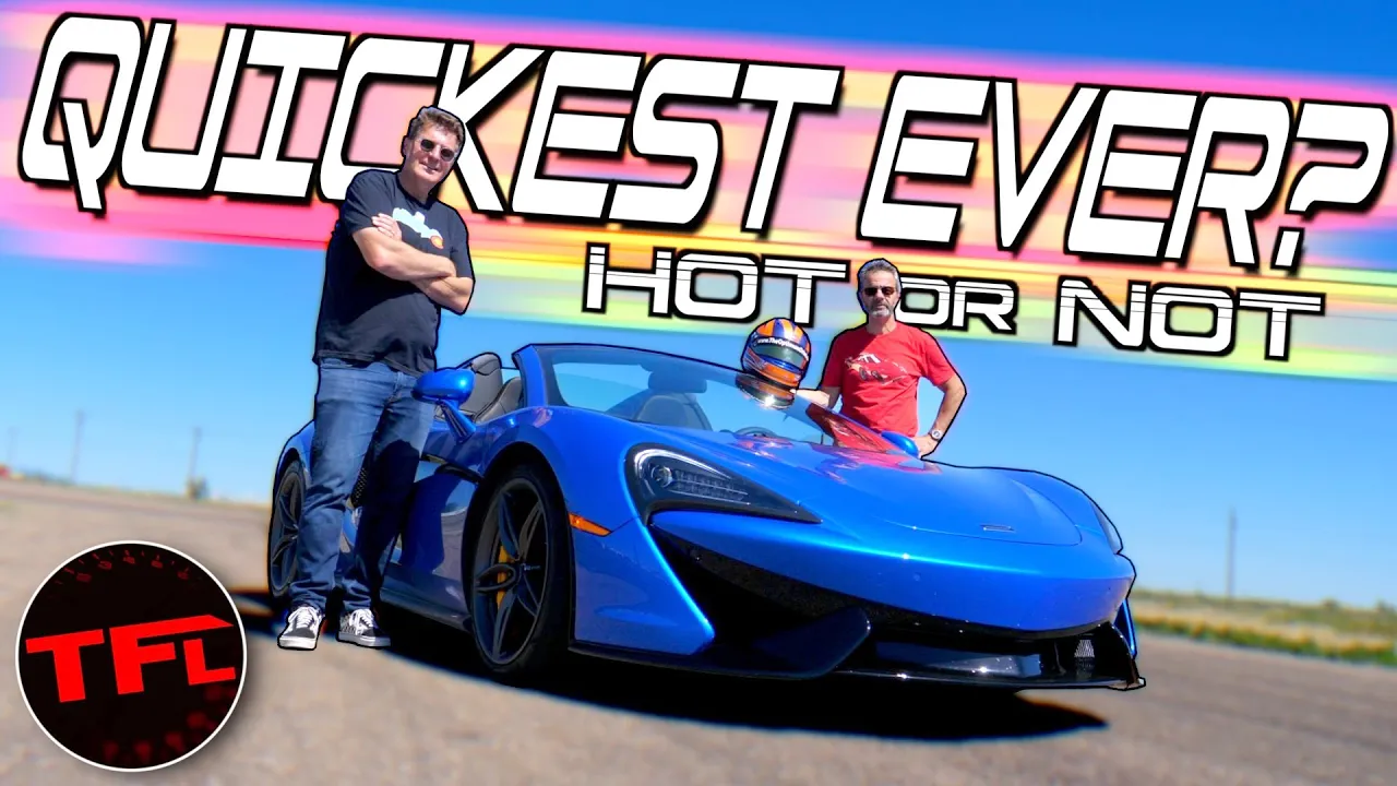Does The 2020 McLaren 570S Spider Shatter The Hot Or Not Lap Record? Only One Way To Find Out!