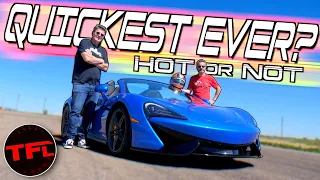 Does The 2020 McLaren 570S Spider Shatter The Hot Or Not Lap Record? Only One Way To Find Out!