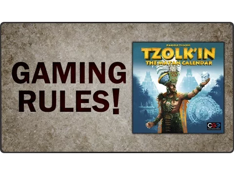 Gaming Rules! - Tzolk'in official rules video