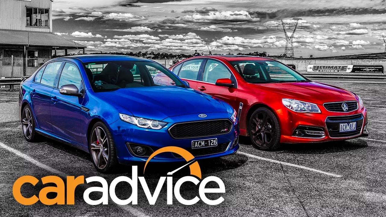Ford Falcon XR8 v Holden Commdore SS V Redline Track Review