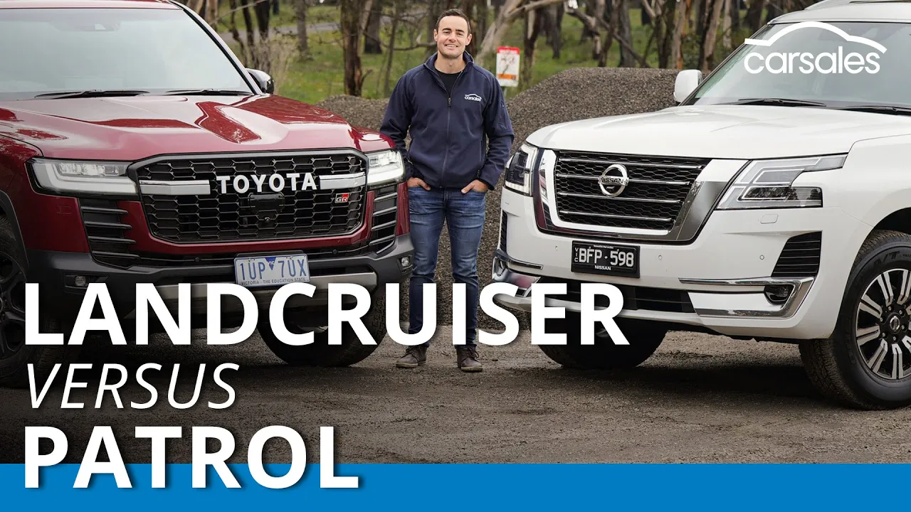 Toyota LandCruiser GR Sport v Nissan Patrol Ti-L 2021 Review @carsales