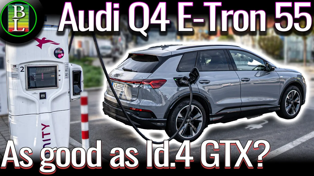New Audi Q4 E-Tron 55 quattro charged at Ionity 9-90%