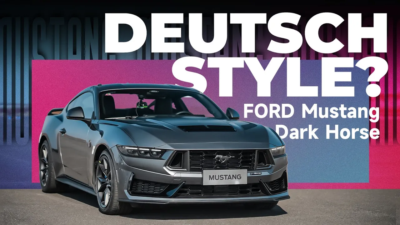 The Mustang just turned itself into a German performance car!  Dark Horse Test Drive