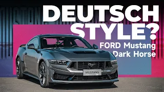 The Mustang just turned itself into a German performance car!  Dark Horse Test Drive