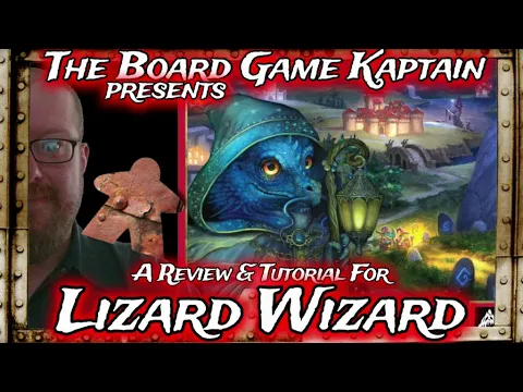 The Board Game Kaptain's Review & Tutorial for Lizard Wizard