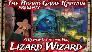 The Board Game Kaptain's Review & Tutorial for Lizard Wizard