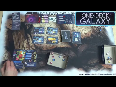 Partida de demostración a One Deck Galaxy (Plumplim / Botanists vs The Hungry Nebula)