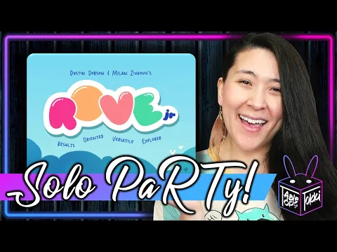 ROVE Jr 🤖 | Solo Board Game PaRTy!!! (Playthrough and Review/ Tutorial, yup!) 🎉