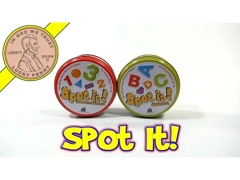 How To Play The Game Spot It Numbers & Shapes and Alphabet, CSE and Blue Orange Games
