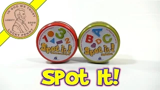 How To Play The Game Spot It Numbers & Shapes and Alphabet, CSE and Blue Orange Games