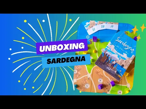 Unboxing Sardegna and Rules Skim through - Playte Games