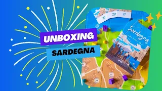 Unboxing Sardegna and Rules Skim through - Playte Games