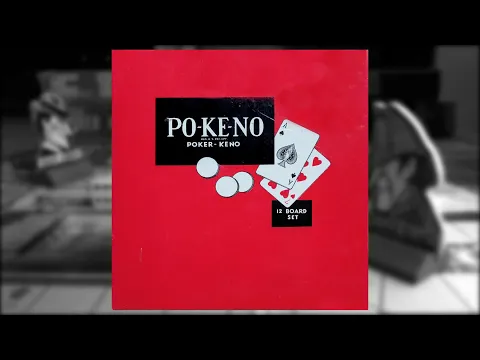 Board Game Archaeology #84 PO-KE-NO Poker - Keno game