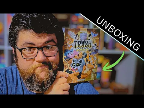 Trash Dash Unboxing & Component Overview | Shiny Pigeon Games
