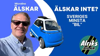 Sveriges minsta "bil" provkörd – Microlino