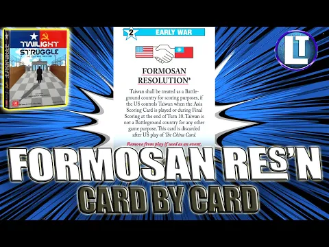 Twilight Struggle STRATEGY / HOW do you play Formosan Resolution? / HOW TO WIN at Twilight Struggle