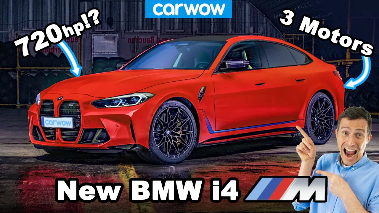 New BMW i4M - the 720hp tri-motor electric M3 killer!