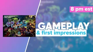 Tiny Epic Dungeons Gameplay and First Impressions | @Gamelyn_Games