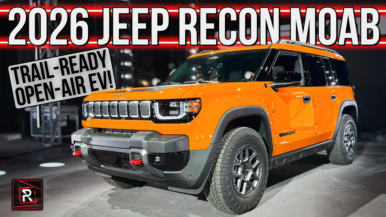 The 2026 Jeep Recon Moab Is A Trail Ready Electric Open Air Expression of Freedom