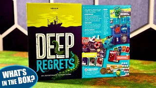 DEEP REGRETS An Unfortunate Fishing Game | Board Game Unboxing
