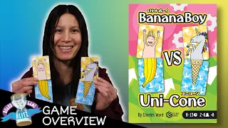 Double sided Memory! - Banana Boy VS Uni-Cone | Children's Game Overview