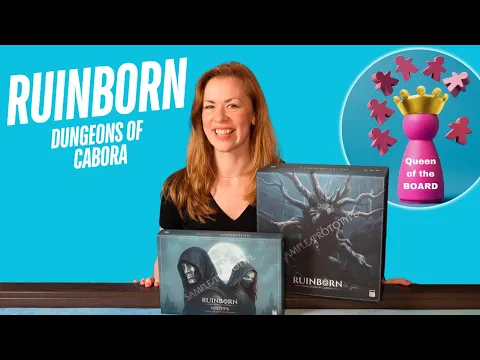 Ruinborn Dungeons of Cabora Kickstarter Preview - solo board game preview
