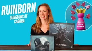Ruinborn Dungeons of Cabora Kickstarter Preview - solo board game preview