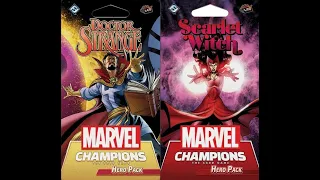 Dad vs Daughter - Marvel Champions: Doctor Strange & Scarlet Witch Hero Pack Review
