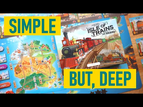 A SIMPLE, Thinky, Brain Training Card Game? - Isle of Trains Review