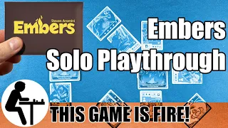 Embers Solo Playthrough: This Game Is Fire!