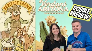 Heritage Farms & Verdant Arizona - A Non-Gamer's Preview Of This 2 Tin Can Games Soon To End on KS!