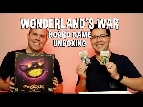 Unboxing Wonderland's War - Alice in Wonderland Board Game