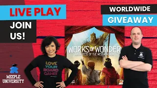 Works of Wonder, Architects of the West Kingdom Expansion -  LIVE Playthrough & Worldwide Giveaway