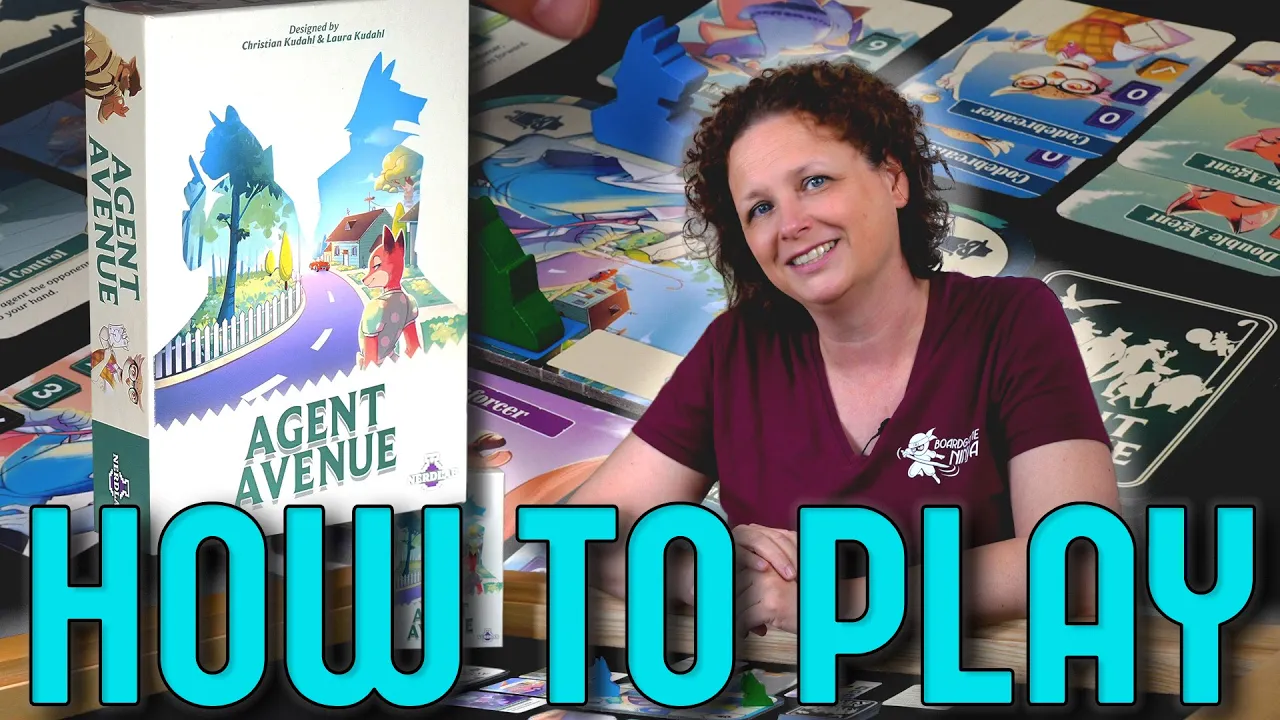 Agent Avenue - How to Play - BoardgameNinja - 2 Player games