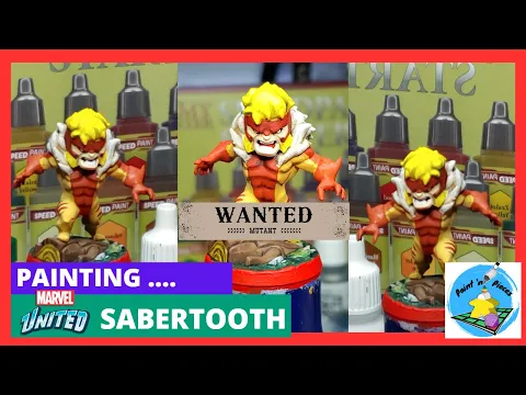 Painting Marvel United: Sabertooth