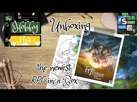 Unboxing the newest RPG in a Box! | Malhya: Lands of Legends