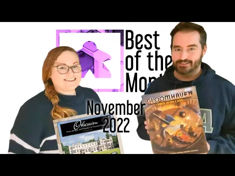 Best Board Game of the Month - November 2022 - Obsession and Gloomhaven Jaws of the Lion