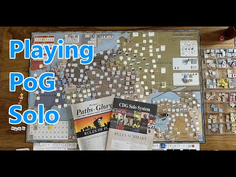 Paths of Glory played using CDG Solo System