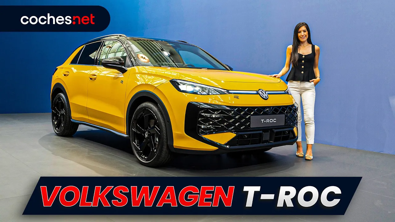 VOLKSWAGEN T-ROC 2025: más grande, electrificado y con aire PREMIUM | Novedad / Review en español
