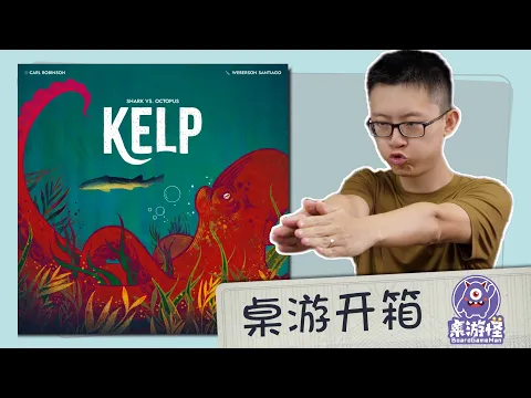 【桌游开箱】Kelp 鲨鱼大战章鱼 | 双人不对称