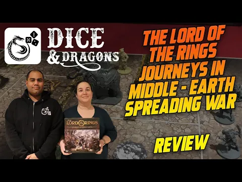 Dice and Dragons - The Lord of the Rings Journeys in Middle Earth Spreading War Review