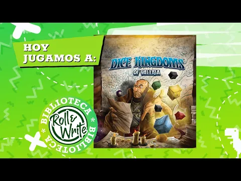 Hoy Jugamos a Dice Kingdom of Valeria en castellano (Juego de Mesa Roll & Write )