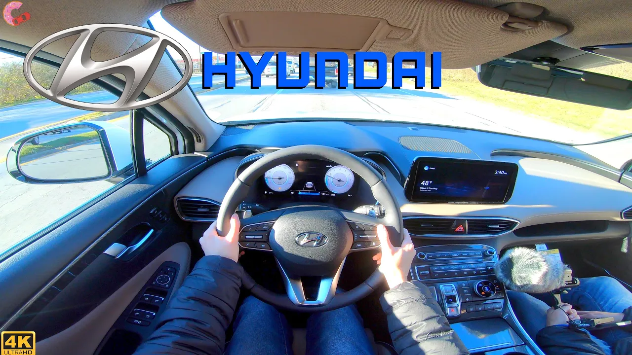 2021 Hyundai Santa Fe Limited (2.5L Turbo) // POV Sunset Test Drive