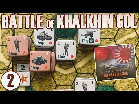 Full Playthrough - The Battle of Khalkhin Gol | World War 2 Wargame Boardgame | Princeps Games